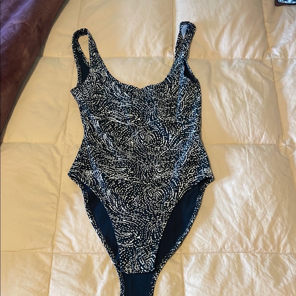 Stylish Black and White Body Suit